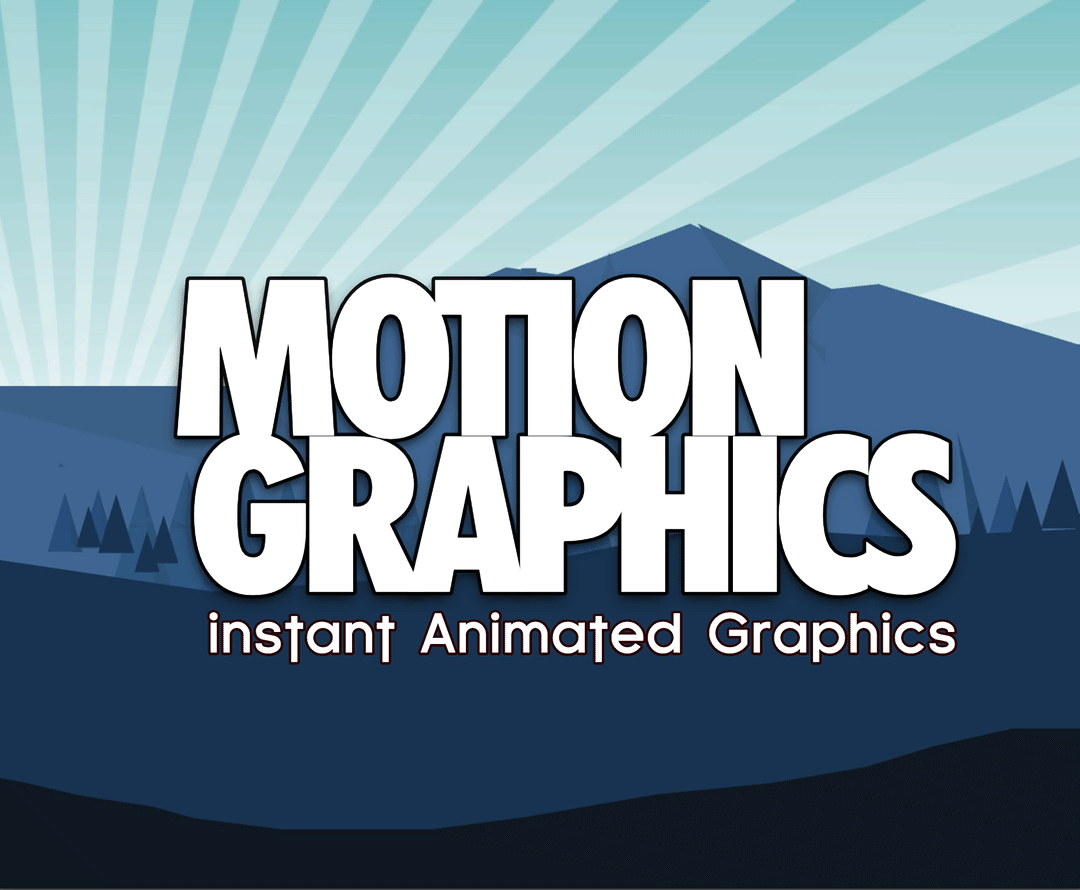Motion graphics software