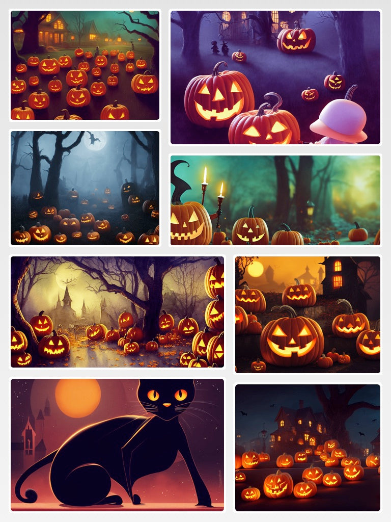 Not-So-Scary Halloween Backgrounds