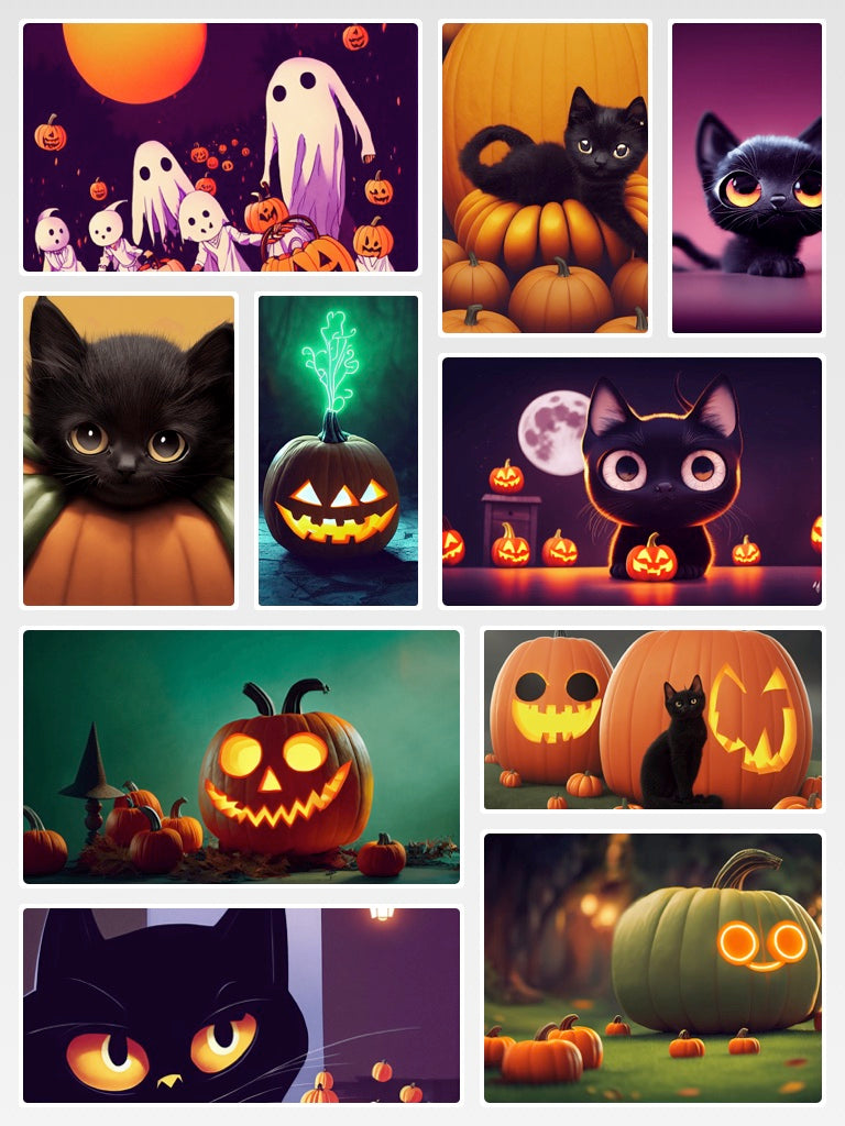 Halloween Backgrounds Bundle Pack