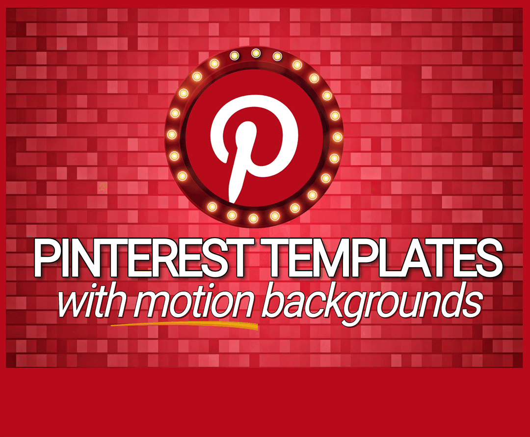 Pinterest Design Templates with Video Pin Creator
