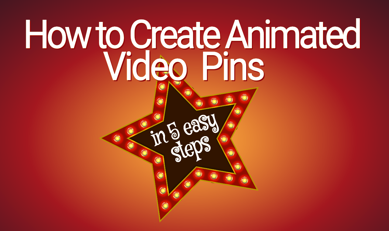 Make video pins with motion backgrounds for Pinterest in 5 easy steps