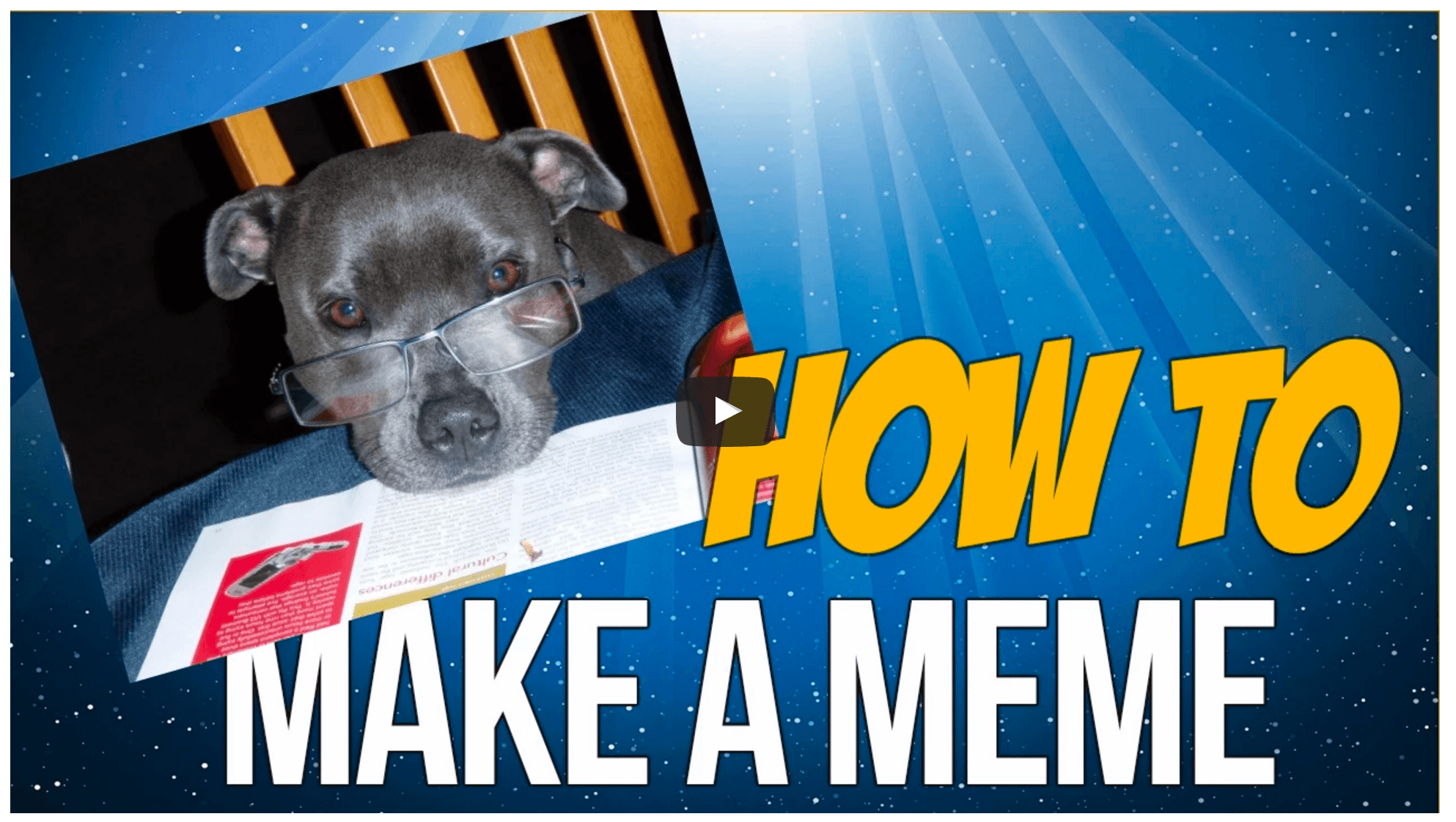 How To Create a Meme With The Creator7